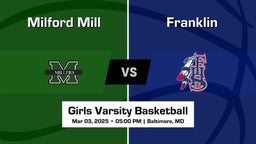 Franklin Girls Varsity Basketball Team Highlight