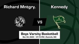 Kennedy vs Richard Mntgry. Boys Varsity Basketball Game Recap