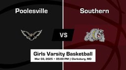 Southern vs Poolesville Girls Varsity Basketball Game Recap