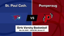 Pomperaug vs St. Paul Cath. Girls Varsity Basketball Game Recap
