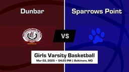 Sparrows Point vs Dunbar Girls Varsity Basketball Game Recap