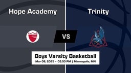 Trinity vs Hope Academy Boys Varsity Basketball Game Recap