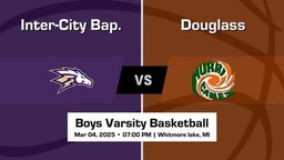 Douglass vs Inter-City Bap. Boys Varsity Basketball Game Recap