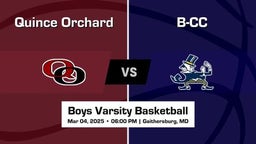Quince Orchard Boys Varsity Basketball Team Highlight