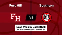 Southern vs Fort Hill Boys Varsity Basketball Game Recap