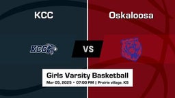 Oskaloosa vs KCC Girls Varsity Basketball Game Recap