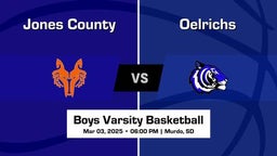 Oelrichs vs Jones County Boys Varsity Basketball Game Recap