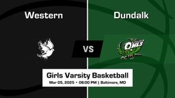 Dundalk vs Western Girls Varsity Basketball Game Recap
