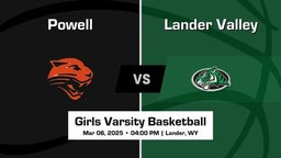 Lander Valley vs Powell Girls Varsity Basketball Game Recap
