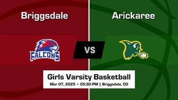 Arickaree vs Briggsdale Girls Varsity Basketball Game Recap