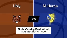 N. Huron vs Ubly Girls Varsity Basketball Game Recap