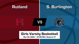 S. Burlington Girls Varsity Basketball Team Highlight