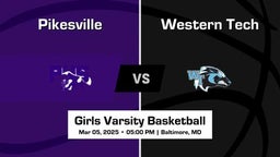 Western Tech vs Pikesville Girls Varsity Basketball Game Recap