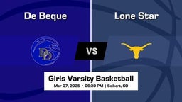 Lone Star vs De Beque Girls Varsity Basketball Game Recap