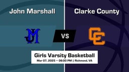 Clarke County Girls Varsity Basketball Team Highlight