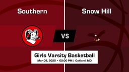 Snow Hill vs Southern Girls Varsity Basketball Game Recap