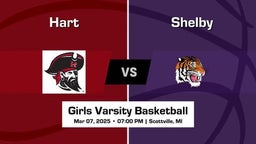 Shelby vs Hart Girls Varsity Basketball Game Recap