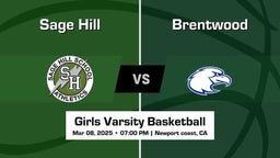 Sage Hill Girls Varsity Basketball Team Highlight