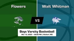 Walt Whitman Boys Varsity Basketball Team Highlight