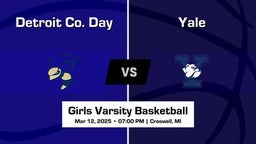 Yale vs Detroit Co. Day Girls Varsity Basketball Game Recap