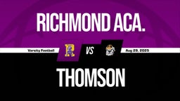 08/29 Highlights vs Richmond Aca.