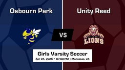 Unity Reed vs Osbourn Park Girls Varsity Soccer Game Recap