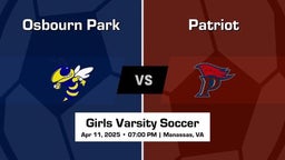 Osbourn Park Girls Varsity Soccer Team Highlight