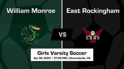 East Rockingham vs William Monroe Girls Varsity Soccer Game Recap