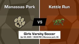 Kettle Run vs Manassas Park Girls Varsity Soccer Game Recap