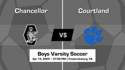 Courtland vs Chancellor Boys Varsity Soccer Game Recap