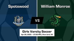 William Monroe vs Spotswood Girls Varsity Soccer Game Recap