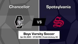 Spotsylvania vs Chancellor Boys Varsity Soccer Game Recap