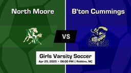 B'ton Cummings vs North Moore Girls Varsity Soccer Game Recap