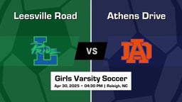 Athens Drive Girls Varsity Soccer Team Highlight