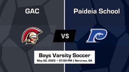 Paideia School Boys Varsity Soccer Team Highlight