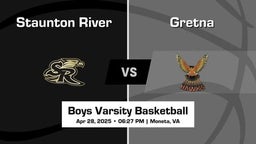 Gretna vs Staunton River Boys Varsity Basketball Game Recap