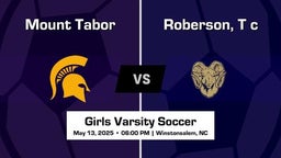 Roberson, T c Girls Varsity Soccer Team Highlight