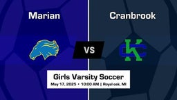 Marian Girls Varsity Soccer Team Highlight