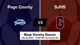 Page County Boys Varsity Soccer Team Highlight