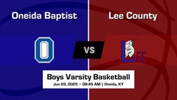 Lee County Boys Varsity Basketball Team Highlight