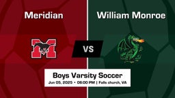 William Monroe vs Meridian Boys Varsity Soccer Game Recap
