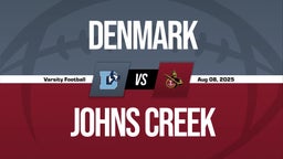 Denmark vs Johns Creek Boys Varsity Football Game Recap