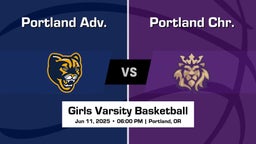 Portland Chr. vs Portland Adv. Girls Varsity Basketball Game Recap