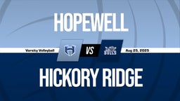 08/25 Highlights vs Hopewell
