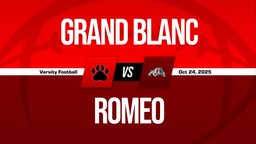 10/24 Highlights vs Grand Blanc