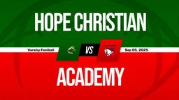 09/5 Highlights vs Hope Christian