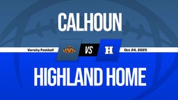 10/24 Highlights vs Calhoun