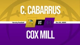 10/3 Highlights vs C. Cabarrus