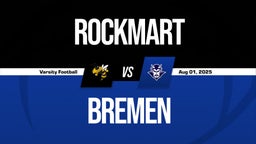 Rockmart vs Bremen Boys Varsity Football Game Recap