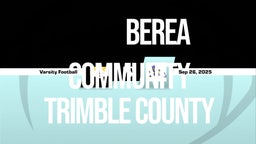 09/26 Highlights vs Berea Community